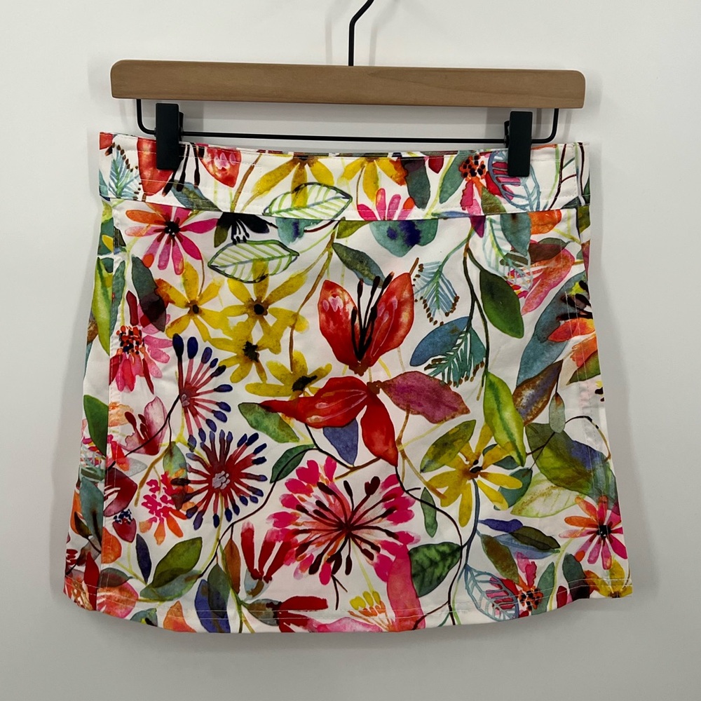 RipSkirt Hawaii floral wrap mini skirt